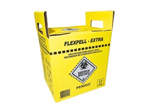 Coletor Infectante 13L EXTRA Amarelo Ouro cx c/20 un