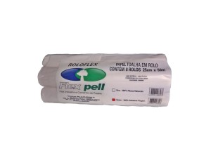 Papel Toalha Rolo 25cm x 50m 100% Celulose EXTRA Fd c/8 un
